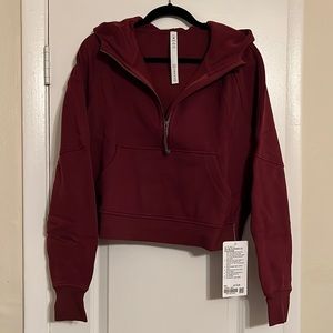 NWT Lululemon scuba oversized half zip hoodie